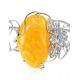Amber Bracelet In Sterling Silver The Dew, image , picture 3