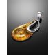 Bright Amber Drop Shaped Pendant The Sunrise, image , picture 2