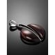 Dark Cherry Amber Round Pendant The Sunrise, image , picture 2