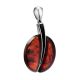 Dark Cherry Amber Round Pendant The Sunrise, image , picture 3