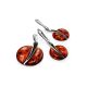 Round Cognac Amber Pendant The Sunrise, image , picture 5