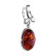 Cherry Amber Silver Pendant The Lumiere, image , picture 4