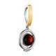 Gold Plated Silver Pendant With Amber The Lumiere, image , picture 3
