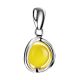 Honey Amber Pendant In Sterling Silver The Flamenco, image , picture 4