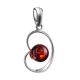 Baltic Amber Pendant In Sterling Silver The Flamenco, image , picture 3