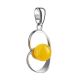 Baltic Amber Pendant In Sterling Silver The Flamenco, image , picture 3