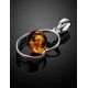 Baltic Amber Pendant In Sterling Silver The Flamenco, image , picture 2