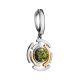 Green Amber Gold Plated Silver Pendant The Lumiere, image , picture 3