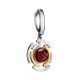Gold Plated Silver Amber Pendant The Lumiere, image , picture 3