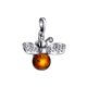 Sterling Silver Pendant With Cognac Amber The April, image , picture 4