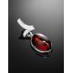 Cherry Amber Silver Pendant The Lumiere, image , picture 2