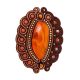 Braided Brooch With Amber And Aventurine The India, image , picture 3