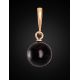 Gold-Plated Amber Pendant The Jupiter, image , picture 2