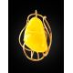 Oval Gold Plated Brooch With Amber Centerstone The Rialto, image , picture 2