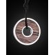 Wooden Pendant In Sterling Silver The Indonesia, image , picture 2
