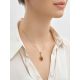 Oval Gold Plated Amber Pendant The Ellas, image , picture 3