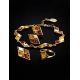 Geometric Multicolor Amber Pendant The Colombina, image , picture 4