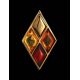 Geometric Multicolor Amber Pendant The Colombina, image , picture 2