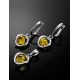 Lemon Amber Pendant In Sterling Silver The Flamenco, image , picture 4