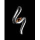 Cognac Amber Pendant In Sterling Silver The Leia, image , picture 2