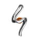 Cognac Amber Pendant In Sterling Silver The Leia, image , picture 3