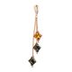Multicolor Amber Pendant In Gold Plated Silver The Casablanca, image , picture 4