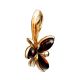 Gold-Plated Pendant With Cognac Amber The Verbena, image , picture 5