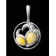 Fabulous Honey Amber Pendant In Sterling Silver The Eagles, image , picture 4