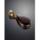 Cherry Amber Gold Plated Pendant The Pulse, image , picture 2