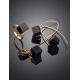 Geometric Amber Pendant In Gold-Plated Silver The Sugar, image , picture 4