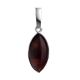 Leaf Cut Amber Pendant In Sterling Silver The Amaranth, image , picture 3