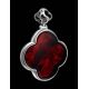 Clover Shaped Amber Pendant The Monaco, image , picture 2