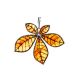 Wonderful Cognac Amber Pendant In Sterling Silver The Chestnut, image , picture 3