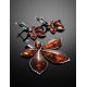 Wonderful Cognac Amber Pendant In Sterling Silver The Chestnut, image , picture 5