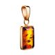 Gold-Plated Pendant With Cognac Amber The Copenhagen, image , picture 3