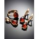Gold-Plated Pendant With Cognac Amber The Twinkle, image , picture 5