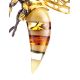 Bright Designer Amber Pendant In Gold-Plated Silver The Bee, image , picture 5