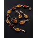 Gold-Plated Pendant With Lemon Amber The Vivaldi, image , picture 4