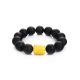 Black Amber Bracelet The Cuba, image 