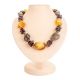 Multicolor Raw Amber Beaded Necklace The Indonesia, image 