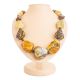 Raw Amber Beaded Necklace The Indonesia, image 