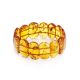 Lemon Amber Flat Beaded Bracelet, image 