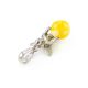 Honey Amber Pendant In Sterling Silver The Angel, image , picture 4