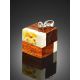 Cubic Wooden Pendant With White Amber The Indonesia, image , picture 3