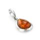 Drop Amber Pendant In Sterling Silver The Fiori, image , picture 5