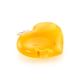 Lemon Amber Heart Pendant The Declaration, image , picture 3