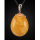 Honey Amber Pendant In Gold The Cascade, image , picture 3