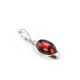 Elegant Silver Pendant With Cherry Amber The Amaranth, image , picture 4