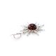 Sun Shaped Amber Pendant In Sterling Silver The Helios, image , picture 5