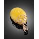 Amber Pendant In Gold The Cascade, image , picture 2